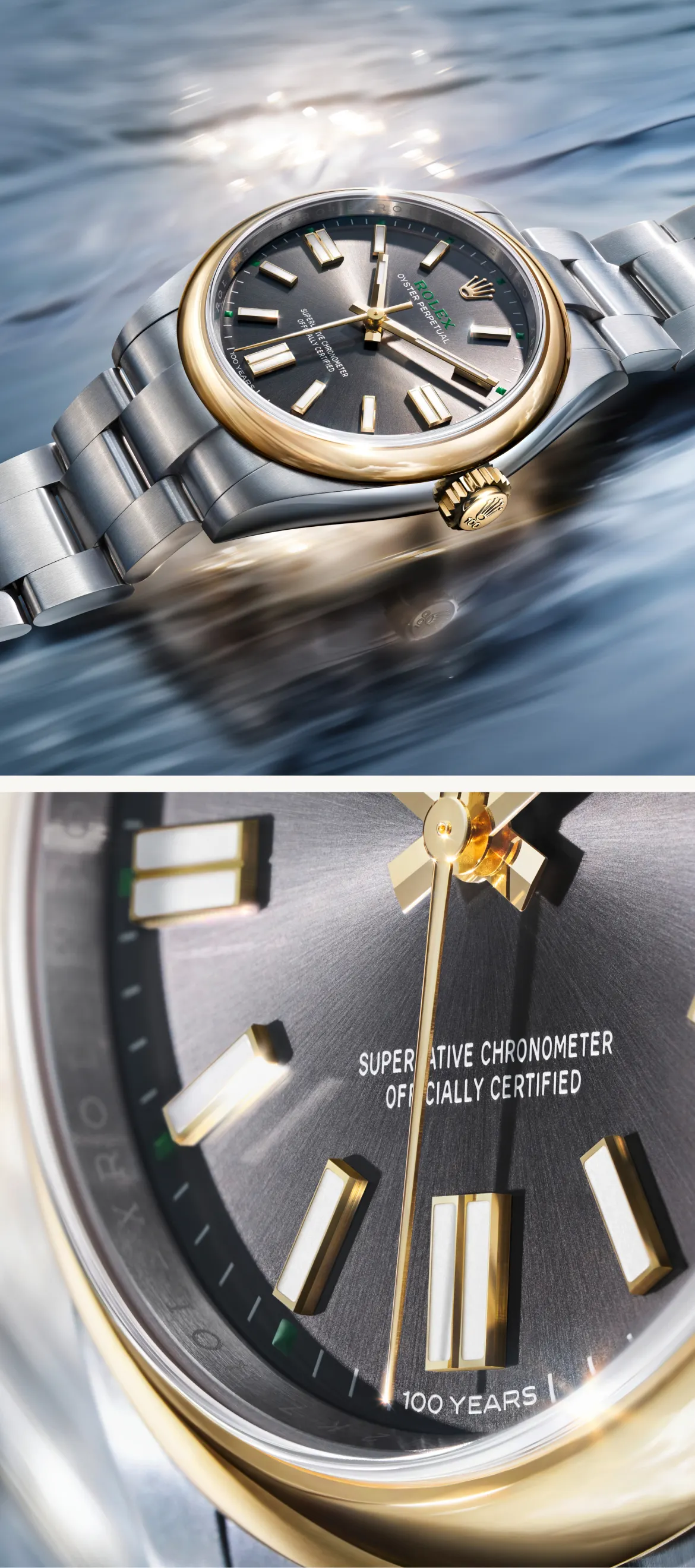 bracciale Oyster a tre file